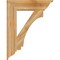 Ekena Millwork Imperial Traditional Rough Sawn Bracket, Western Red Cedar, 6"W x 28"D x 36"H BKT06X28X36IMP01RWR - alternate 2